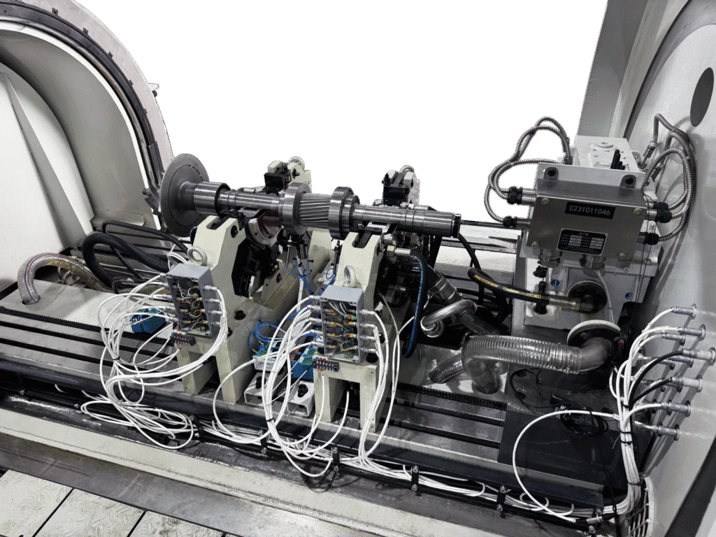 Hydraulic spin tester